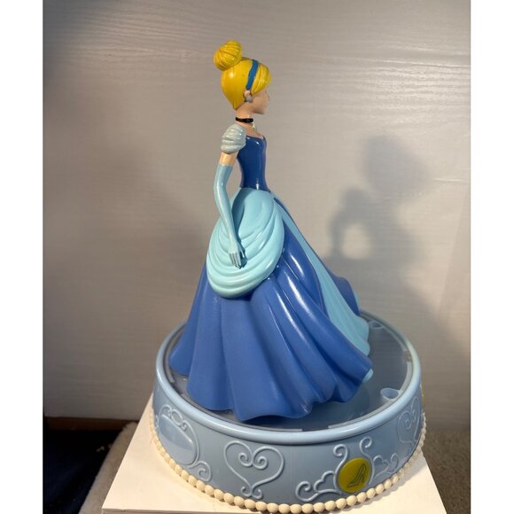 Disney Cinderella Coin Bank Musical Lighted Rotating Figurine 11" - Picture 4 of 11